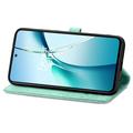 Custodia a portafoglio Mandala per Samsung Galaxy S26 FE con cinturino da polso - Verde menta