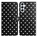 Custodia a portafoglio per Samsung Galaxy S26 FE con motivo a pois