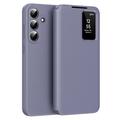 Custodia Samsung Galaxy S26 FE Smart Clear View con slot per schede - Grigio Viola