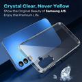 Custodia in TPU per Samsung Galaxy S26 FE con 2x protezioni per lo schermo in vetro temperato - Trasparente