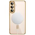 Custodia per Samsung Galaxy S26 FE Tech-Protect MagFlex - Compatibile con MagSafe - Trasparente / Color Oro