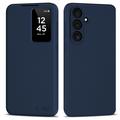 Custodia Flip con slot per schede Samsung Galaxy S26 FE Tech-Protect Smart Clear View - Blu Marino