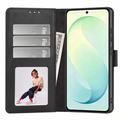 Custodia a portafoglio con magnete e supporto Tech-Protect per Samsung Galaxy S26 FE - Nera