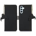 Custodia in pelle a portafoglio Samsung Galaxy S26 FE con RFID - Nera