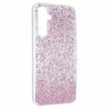 Custoida in TPU Samsung Galaxy S26 Glitter Flakes - Rosa