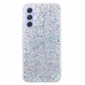 Custoida in TPU Samsung Galaxy S26 Glitter Flakes - Color Argento
