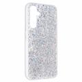 Custoida in TPU Samsung Galaxy S26 Glitter Flakes - Color Argento