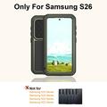 Custodia ibrida Samsung Galaxy S26 Love Mei Powerful - Verde