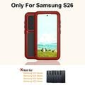 Custodia ibrida Samsung Galaxy S26 Love Mei Powerful - Rossa