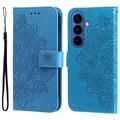 Custodia a portafoglio per Samsung Galaxy S26 serie Mandala - Blu
