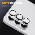Samsung Galaxy S26 Northjo Protezione completa in metallo opaco e vetro temperato Protezione della lente della fotocamera - Argento