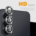 Set di protezioni per la fotocamera con strass per Samsung Galaxy S26 Northjo - Nero