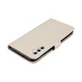 Samsung Galaxy S26 Custodia portafoglio con strass gufo - Oro