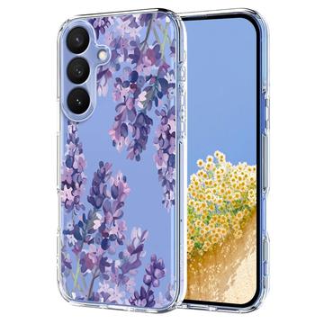 Custodia in TPU con motivo floreale per Samsung Galaxy S26 Pro - Glicine