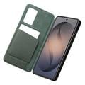 Custodia in Pelle Qialino Smart View per Samsung Galaxy S26 - Verde