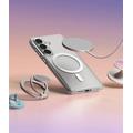 Custodia ibrida magnetica Ringke Fusion per Samsung Galaxy S26 - Transparente
