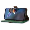 Samsung Galaxy S26 Custodia in pelle a portafoglio con RFID - Verde