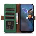 Samsung Galaxy S26 Custodia in pelle a portafoglio con RFID - Verde