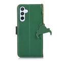 Samsung Galaxy S26 Custodia in pelle a portafoglio con RFID - Verde