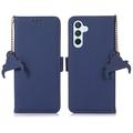 Samsung Galaxy S26/S26 Pro Custodia in pelle con RFID - Zaffiro