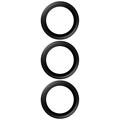 Protezione per obiettivo fotocamera Samsung Galaxy S26/S26+ PanzerGlass Hoops Ceramic II - Nero