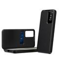 Custodia Samsung Galaxy S26 Smart Clear View con slot per schede - Nero