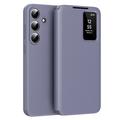 Custodia Samsung Galaxy S26 Smart Clear View con slot per schede - Grigio Viola
