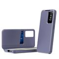 Custodia Samsung Galaxy S26 Smart Clear View con slot per schede - Grigio Viola