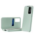 Custodia Flip Samsung Galaxy S26 Smart Clear View con slot per schede - Verde chiaro