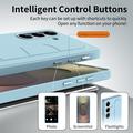 Custodia ibrida Smart Samsung Galaxy S26 con impugnatura in piedi - Blu