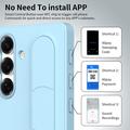 Custodia ibrida Smart Samsung Galaxy S26 con impugnatura in piedi - Blu