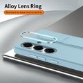 Custodia ibrida Smart Samsung Galaxy S26 con impugnatura in piedi - Blu