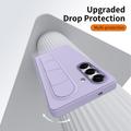 Custodia ibrida Smart Samsung Galaxy S26 con impugnatura in piedi - Viola