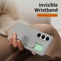 Custodia ibrida Smart Samsung Galaxy S26 con impugnatura in piedi - Grigio titanio