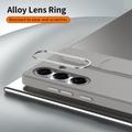 Custodia ibrida Smart Samsung Galaxy S26 con impugnatura in piedi - Grigio titanio