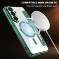 Custodia a libro magnetica elegante per Samsung Galaxy S26 con scomparti per carte RFID