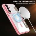 Custodia a libro magnetica elegante per Samsung Galaxy S26 con scomparti per carte RFID - Rosa