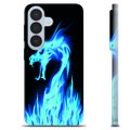 Samsung Galaxy S26 Custodia TPU - Drago di Fuoco Blu