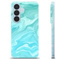 Samsung Galaxy S26 Custodia TPU - Marmo Blu