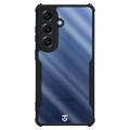 Custodia Tactical Quantum Stealth per Samsung Galaxy S26 con angoli rinforzati - trasparente / nera