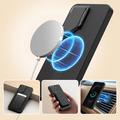 Custodia Tech-Protect Kevlar Aura per Samsung Galaxy S26 - Compatibile con MagSafe - Nera / Arancione