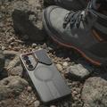 Custodia Tech-Protect Kevlar Aura per Samsung Galaxy S26 - Compatibile con MagSafe - Nera / Arancione