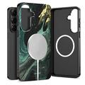 Custodia MagSafe Tech-Protect Lamano per Samsung Galaxy S26 - Verde Aura