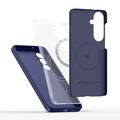 Custodia in silicone liquido Samsung Galaxy S26 Tech-Protect - Compatibile con MagSafe - Violetto cobalto