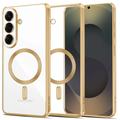 Custodia MagFlex per Samsung Galaxy S26 Tech-Protect - Compatibile con MagSafe - Trasparente / Color Oro