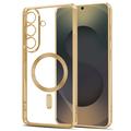 Custodia MagFlex per Samsung Galaxy S26 Tech-Protect - Compatibile con MagSafe - Trasparente / Color Oro