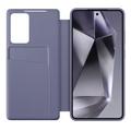 Samsung Galaxy S26 Tech-Protect Smart Clear View Flip Case with Card Slot (Open Box - Excellent) - Purple