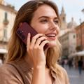 Custodia Flip con slot per schede Samsung Galaxy S26 Tech-Protect Smart Clear View - Gelso