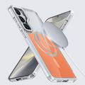 Custodia ibrida bicolore per Samsung Galaxy S26 - Compatibile con MagSafe - Arancione