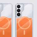 Custodia ibrida bicolore per Samsung Galaxy S26 - Compatibile con MagSafe - Arancione